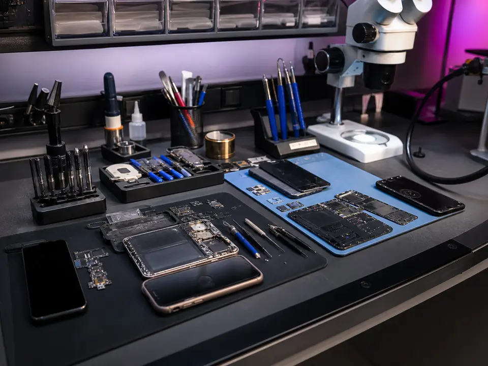 Smartphone camera and speaker repair