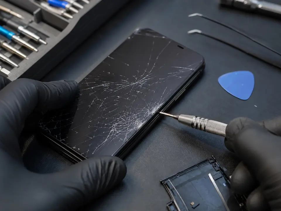 Smartphone screen replacement